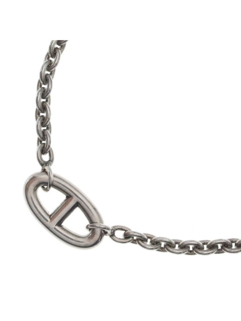Hermes Chaine D'ancre Farandole 120 Necklace Silver